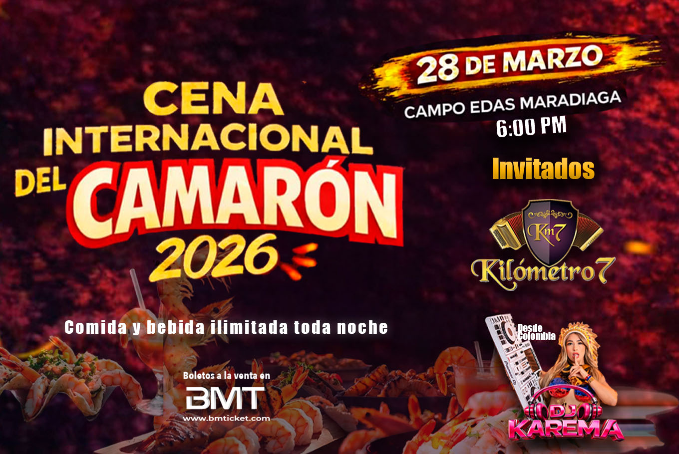 CENA INTERNACIONAL DEL CAMARON 2026