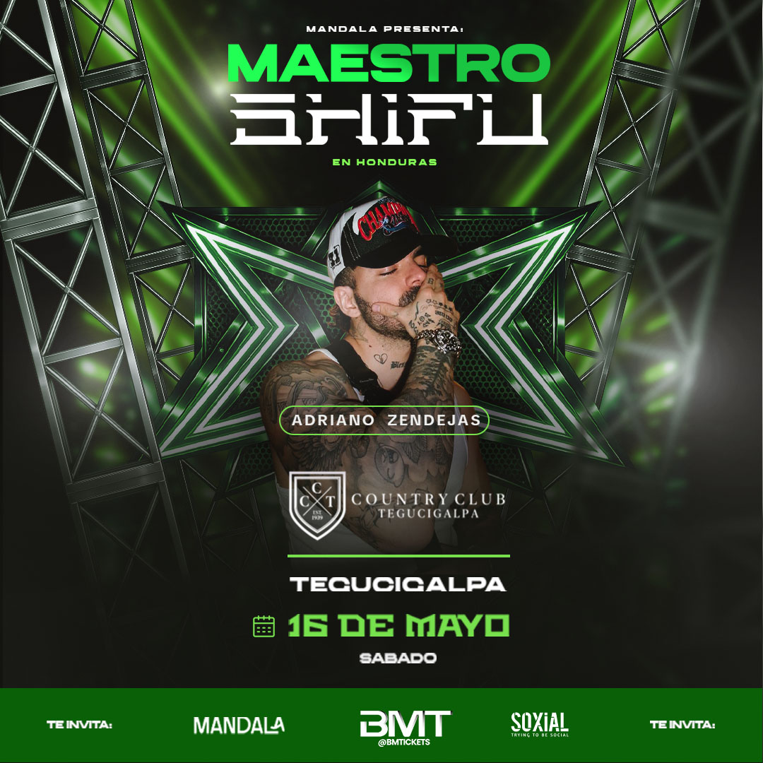 MAESTRO SHIFU ADRIANO ZENDEJAS TGU