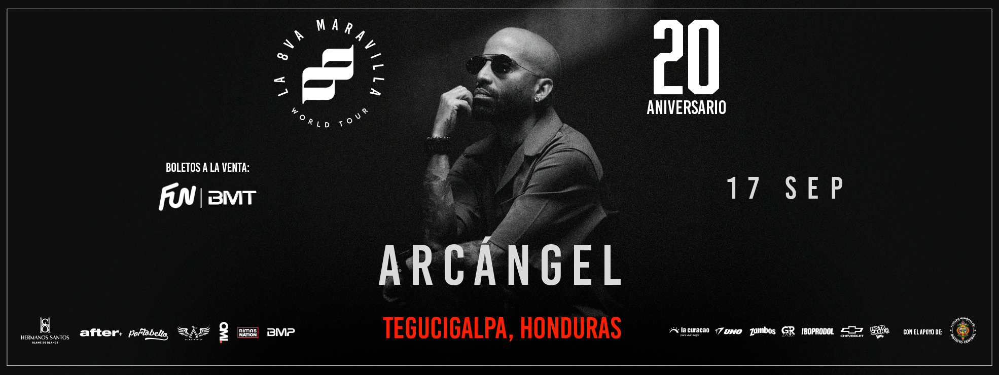 Arcángel - La 8va Maravilla World Tour - Honduras