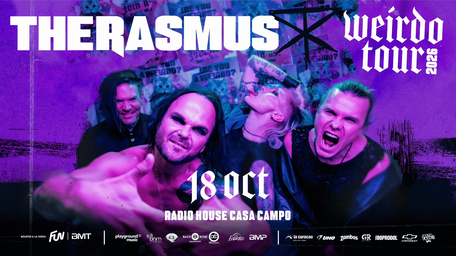 THE RASMUS - Weirdo Tour