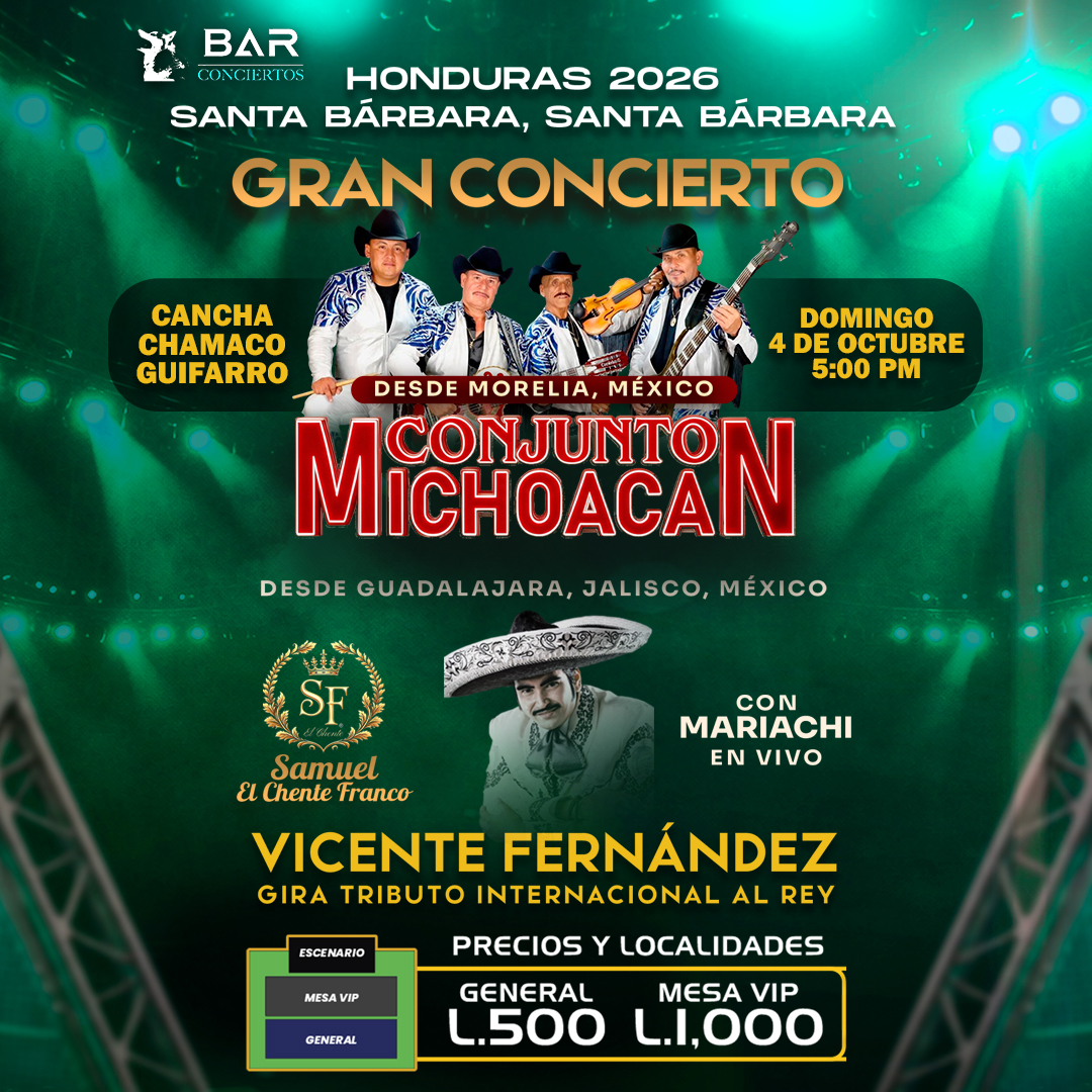 Conjunto Michoacán + Tributo a Vicente Fernández | Santa Bárbara, Santa Bárbara